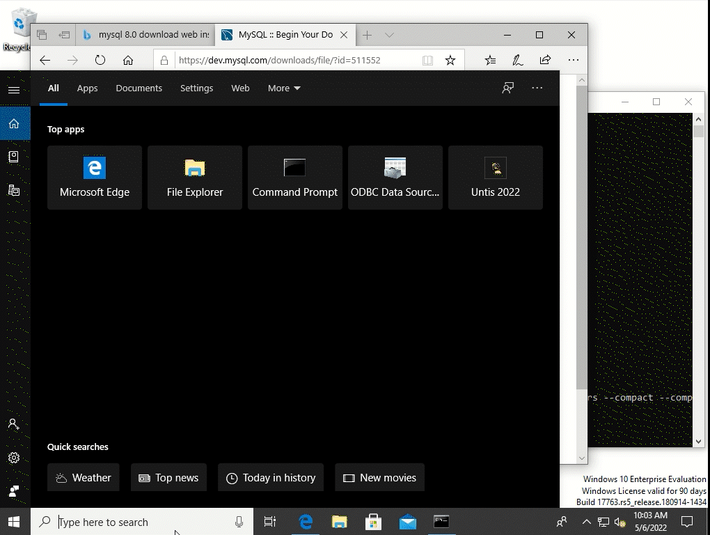 gif instalar conector odbc